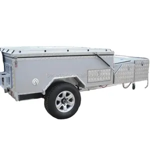 Giọt Nước Mắt Caravan 4x4 off road sàn cứng cắm trại Trailer