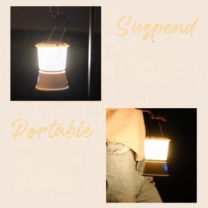 Wason 2024 Offre Spéciale Mini coloré Rechargeable survie Camping lanterne étanche lumière de secours pour occultant ouragan randonnée - Product Image 4