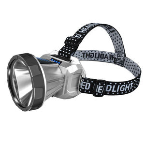 Lampe frontale LED puissante à grande intensité lumineuse, pour le travail en extérieur, avec batterie longue durée, affichage, camping, pêche - Product Image 2