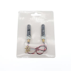 ไฟเลี้ยว LED สำหรับมอเตอร์ไซค์แบบยูนิเวอร์แซล 12V สีเหลืองอำพันรมดำสไตล์เรโทร ไฟสัญญาณบอกทิศทาง - Product Image 6