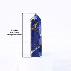 مصنع مخصص رخيصة الثمن بلورات الطاقة الطبيعية الحجر نقطة سوداليتي للتأمل - Product Image 4