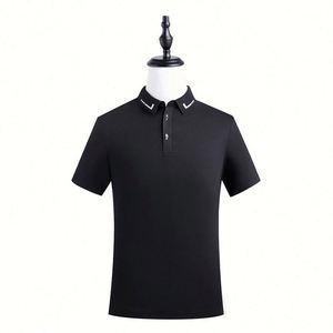 Design New Arrival Men Polo Shirt Men 60% Cotton + 35% Lyocell Cotton Unisex Mens Polo-shirt High Quality Custom Logo - Product Image 2