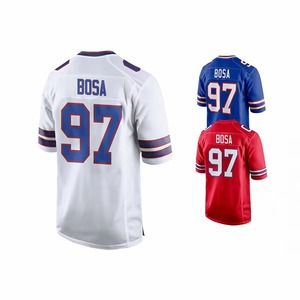 Custom High Quality Adult 100% Polyester Breathable Plus Size Short Sleeve American Football Jersey Anti-Bacterial Quick Dry - Product Image 5