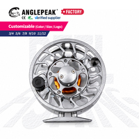 Carrete de Pesca de Aluminio Mecanizado por CNC Personalizado al por Mayor, 2+1BB, Bobina Grande, Ligero, para Agua Salada y Dulce, para Trucha y Lubina