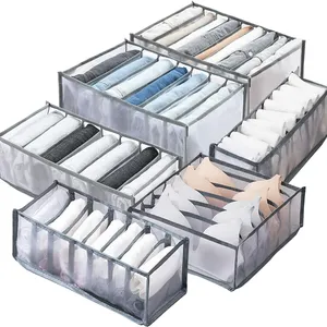 Jeans Caja de almacenamiento Organizador de armario Sistema de organización de ropa Organizadores de cajones Gabinete Pantalones