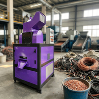 Machine à granuler les fils de cuivre, mini broyeur de câbles électriques, machine à déchiqueter les fils de cuivre, machine de recyclage 80 kg 220 volts