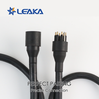 Connecteur sous-marin étanche IP69K à 6 broches Seacon, mâle-femelle, enfichable à l'état humide, pour ROV, avec contacts plaqués or, ensemble de câbles marins circulaires