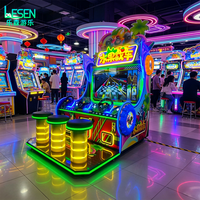 Machine de jeu d'arcade à monnayeur de tir à l'eau pour 3 joueurs, pour parcs d'attractions intérieurs