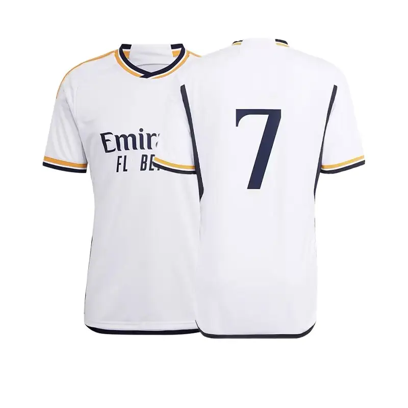 7VINIJRマドリードサッカージャージー2024プレーヤーバージョンとファンバージョンスポーツTシャツサッカーユニフォーム