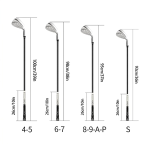 Set di ferri da golf Cross-border Best-seller in acciaio inossidabile con asta Flex R, modelli 4/5/6/7/8/9/P/A/S, set completo per allenamento - Product Image 5