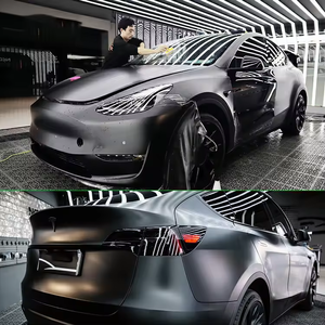 Nick 1.52*15m đầy đủ cuộn tự động mờ TPU ppf dày màu bóng đen chống trầy xước xe toàn thân tự bảo vệ chống tia cực tím - Product Image 2