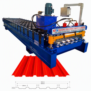 Machine de profilage de tôles ondulées T18, machine <span class=keywords><strong>à</strong></span> trapèze pour la toiture métallique et le bardage coloré - Product Image 3