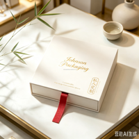 Boîte d'emballage cadeau écologique biodégradable standard, petites boîtes pliables faites à la main avec pelliculage mat, emballage cadeau pour bijoux