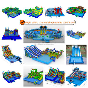 Glissière gonflable d'intérieur commerciale de terre et de parc aquatique <span class=keywords><strong>avec</strong></span> la taille faite sur commande de <span class=keywords><strong>piscine</strong></span> de bronzage pour le loyer de partie - Product Image 5