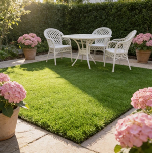 Césped Artificial de Alta Densidad, Césped Sintético para Exteriores Resistente al Agua, Alfombra Decorativa Verde Realista - Product Image 4