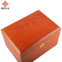 Grande boîte cadeau en bois, fournitures d'artisanat, boîtes en bois avec couvercle à charnière et serrure