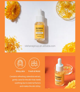 Suero en Ampollas Perfecto, Tratamiento para el Acné con Caléndula, Calma la Piel Flácida, Suero Facial Hidratante y Aclarante Orgánico OEM - Product Image 4