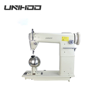 Machine à coudre industrielle à point noué UH810S, à bras, simple aiguille, commande manuelle, haute vitesse, programmable, pour perruques en cheveux naturels