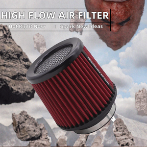 פילטר יניקת אוויר קר לרכב ספורט, זרימה גבוהה, חדש, במידות 63 מ\\\"מ, 76 מ\\\"מ, 80 מ\\\"מ, 101 מ\\\"מ - Product Image 2