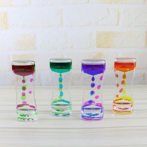 Reloj de Arena Moderno Bicolor con Efecto de Goteo de Aceite, Temporizador para Alivio del Estrés, Artesanía Creativa, Regalo y Adorno al por Mayor - Product Image 2