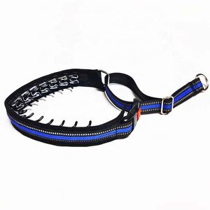 <span class=keywords><strong>Collar</strong></span> de perro personalizado de acero inoxidable 306 de liberación rápida con punta de pellizco de estrangulación desmontable para equipo de estimulación de entrenamiento de mascotas - Product Image 2