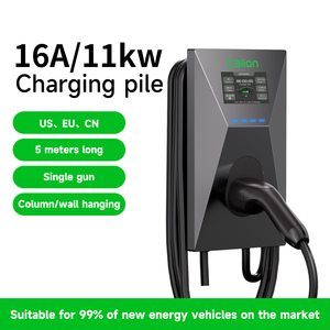 GB/T Residencial uso doméstico montado en la pared 11kw 16A 32A <span class=keywords><strong>punto</strong></span> <span class=keywords><strong>de</strong></span> carga <span class=keywords><strong>de</strong></span> <span class=keywords><strong>coche</strong></span> eléctrico AC EV estación <span class=keywords><strong>de</strong></span> carga rápida montable - Product Image 2