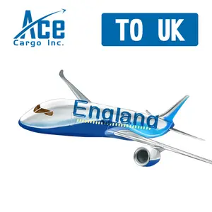 Fast cheap ddp door to door delivery cargo rates freight forwarder air shipping agent from china to london uk