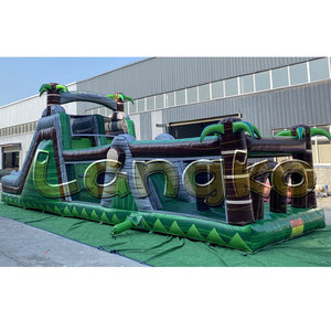 Combo inflable grande y divertido, pista de obstáculos para fiestas, para viajes de equipo - Product Image 2