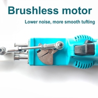 Ensemble de machine à tufting professionnelle, pistolet à tufting Ak-V avec certificat CE