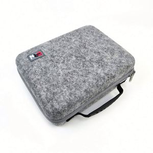 Custom Smell Proof Felt Cloth Percussion Muscle Fascia Massage Gun Storage Carrying Bag Mini <b>Hard</b> <b>Shell</b> EVA Massage Gun <b>Case</b> - Product Image 4