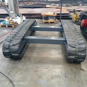 Резиновое гусеничное шасси на заказ китайского завода для промышленного оборудования, такого как буровая установка и подвижная дробилка - Product Image 4