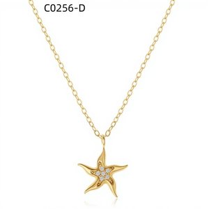 สร้อยคอแฟชั่นประดับเซอร์โคเนีย C0256 สำหรับผู้หญิง เครื่องประดับคุณภาพสูง - Product Image 2