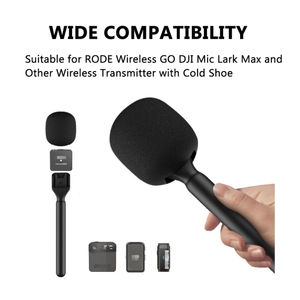 Micrófono Inalámbrico con Mango para Entrevistas, Soporte de Mano para DJI Mic / Moma / <span class=keywords><strong>Rode</strong></span> Wireless Go / Relacart - Product Image 6
