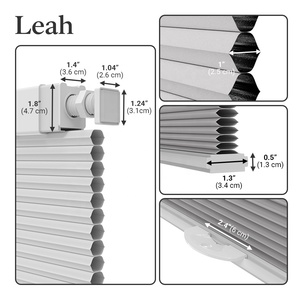 Pas de perceuse nuances cellulaires sans fil stores de fenêtre en nid d'abeille sécurité pour enfants Push up <span class=keywords><strong>accordéon</strong></span> nuances stores assombrissants pour chambre - Product Image 6