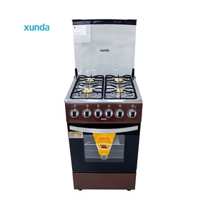 Cuisinière à gaz multifonctionnelle autoportante Xunda Factory SKD CKD, <span class=keywords><strong>4</strong></span> brûleurs, four combiné intégré 3 en 1 pour <span class=keywords><strong>poulet</strong></span> - Product Image 1