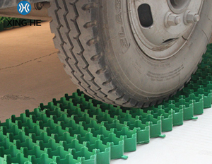 Grille <span class=keywords><strong>de</strong></span> pavage en plastique HDPE gris haute densité 48 mm pour <span class=keywords><strong>drainage</strong></span> industriel extérieur, parking et allée - Product Image 4