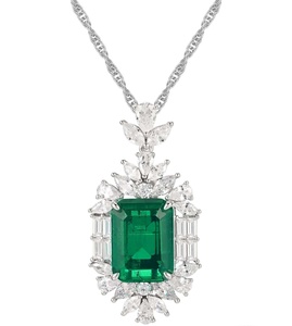 Collar de Plata 925 con Cristal Paraiba, Elegante y Lujoso para Fiestas, Uso Diario, Cumpleaños, un Gran Regalo Sorpresa para Chicas - Product Image 5