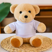 Ours en Peluche Doux Songshan Toys avec T-shirt, Cadeaux Promotionnels Colorés et Personnalisables, Animaux en Peluche Mignons avec Logo Personnalisé