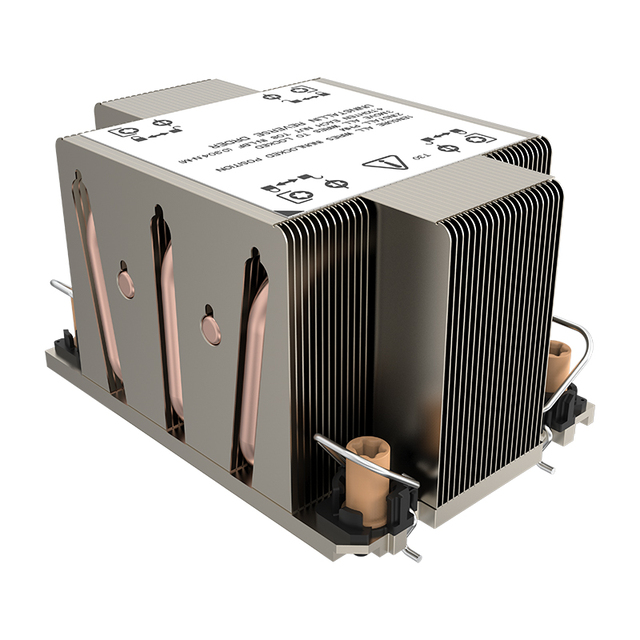 COOLSERVER 4189 2UM81 CPU Cooler Cooling Server Radiator with 5 Heat Pipe LGA 4189 Passive Heatsink for Computer TDP 300W