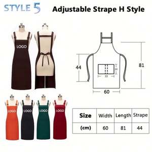 Tablier jetable sans manches pour adultes Tabliers pour enfants Tablier de cuisine en coton biologique - Product Image 6