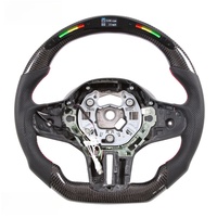 Volant en fibre de carbone LED pour BMW G20 G30 G38 G28 G05 G06 Volant de direction Série 3 M340i Volant haute performance