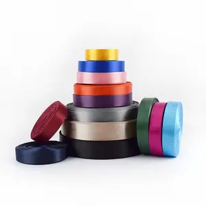 Deepeel-Cinta colorida de nailon para Collar de perro, accesorios de costura RD001 de 2-5cm, correa para mochila
