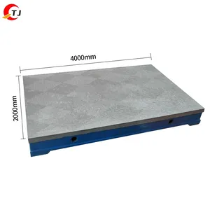 Placa de superficie de hierro fundido tipo caja redonda de precisión de alta calidad 2024 para inspección estacionaria