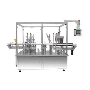 Automatic Cosmetic Cream Syrup Oral Bottle Filling And Capping Machine Liquid Mono-block Filling Capping And Labeling Machine
