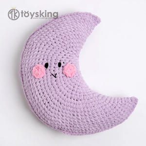 Cojín Sleepy Moon está destinado a calmarte a ti o a tu pequeño en Dreamland 100% Regalos de cartón <span class=keywords><strong>Amigurumi</strong></span> de ganchillo hechos a mano para bebé - Product Image 2