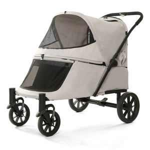 आउटडोर प्रीमियम हल्का आरामदायक फोल्डेबल एडजस्टेबल 4-व्हील बड़े पालतू जानवर कुत्ते - Product Image 1