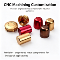 Capsules en aluminium anodisé usinées CNC pour flacons de parfum et de cosmétiques |   Couvre-objets décoratifs en métal multicolores personnalisés