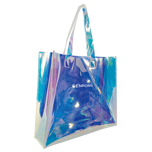 Bolsa de Maquillaje Multifuncional Holográfica Transparente de PVC Resistente al Agua, Personalizada, para Mujer, Todas las Temporadas, Primavera 2024 - Product Image 2