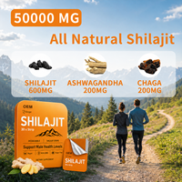 Capsules de Shilajit à dissolution rapide pour la santé du foie, pour adultes - Complément alimentaire végétalien avec une durée de conservation de 2 ans