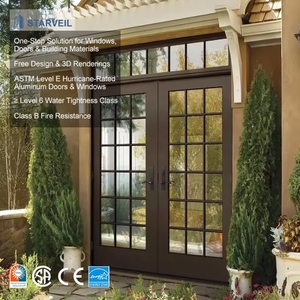 Portes de sécurité à battant simple <span class=keywords><strong>d</strong></span>'<span class=keywords><strong>entrée</strong></span>, <span class=keywords><strong>porte</strong></span> en verre à battant avant, <span class=keywords><strong>porte</strong></span> en aluminium double trempé - Product Image 1